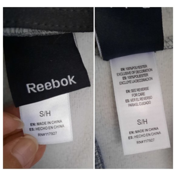 Reebok Tech Fleece Oversized Full Zip Hooded Jacket NWOT! -  Size S - Picture 14 of 16